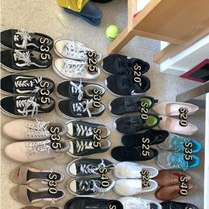 various shoes